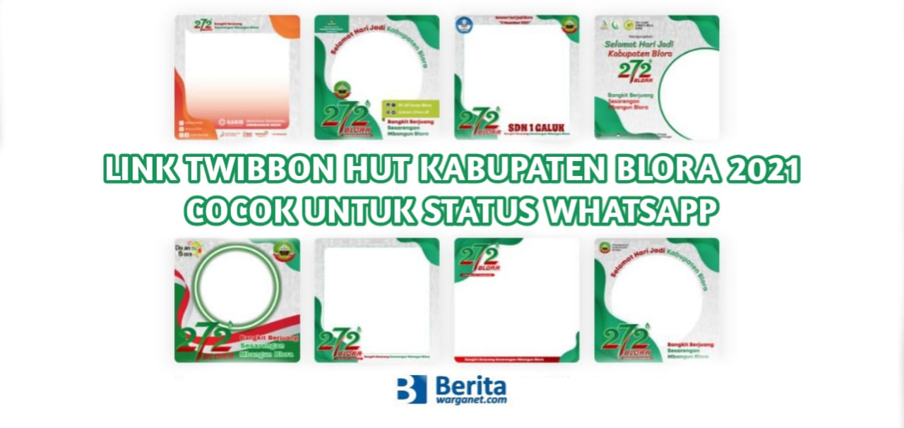 Link Twibbon HUT Kabupaten Blora 2021