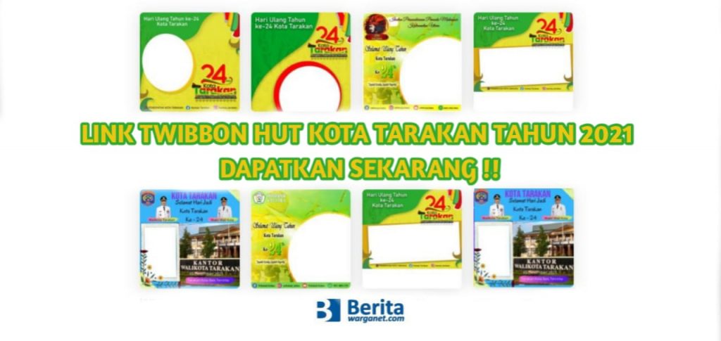 Link Twibbon HUT Kota Tarakan Tahun 2021