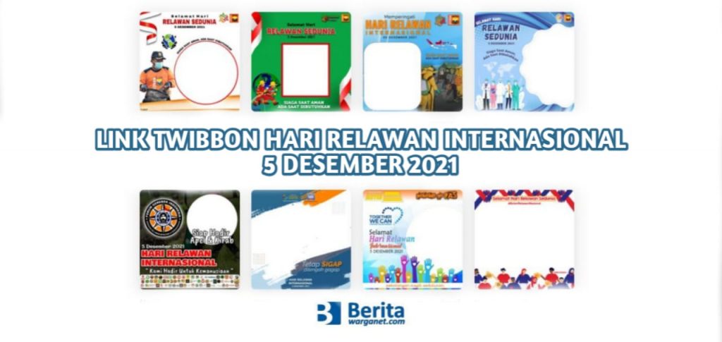Link Twibbon Hari Relawan Internasional 2021
