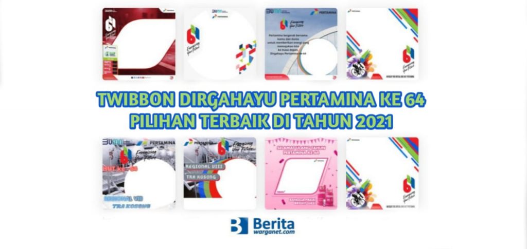 Twibbon Dirgahayu Pertamina ke 64