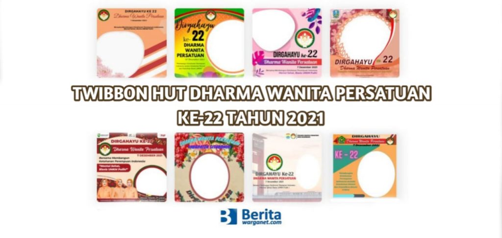 Twibbon HUT Dharma Wanita Persatuan Tahun 2021