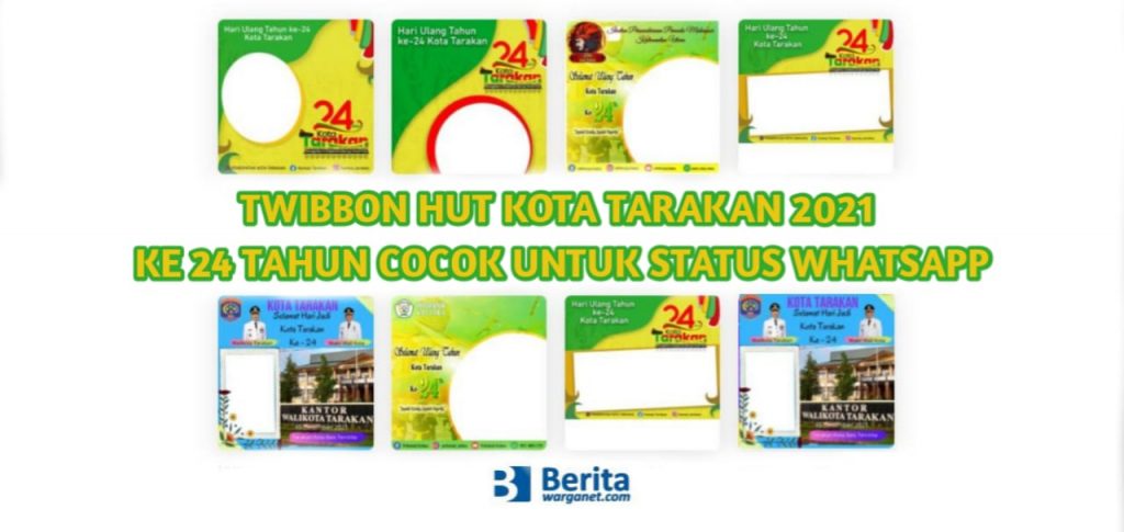 Twibbon HUT Kota Tarakan 2021