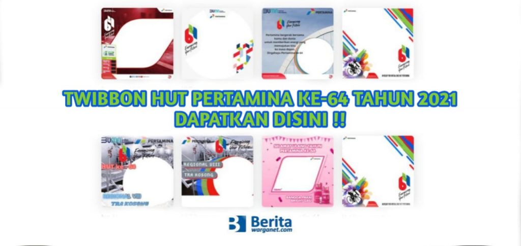 Twibbon HUT Pertamina ke-64