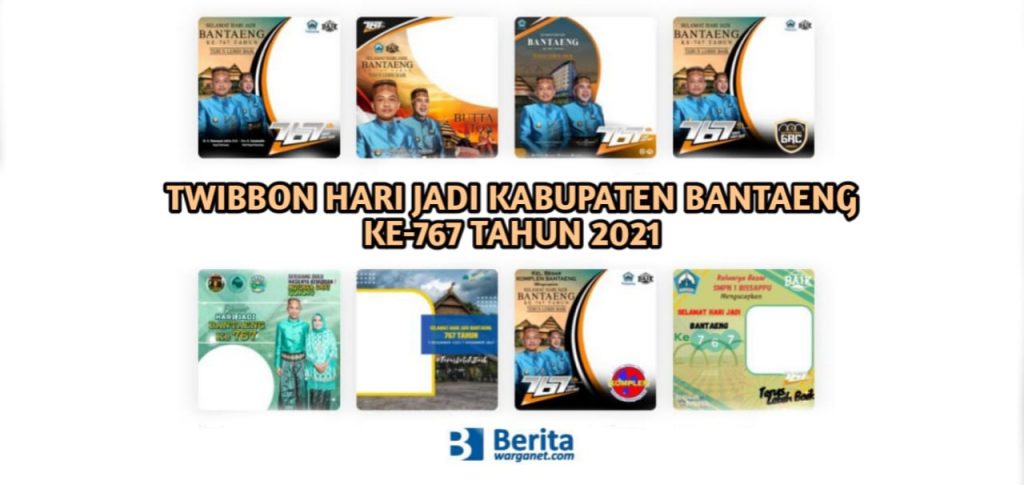Twibbon Hari Jadi Kabupaten Bantaeng Tahun 2021