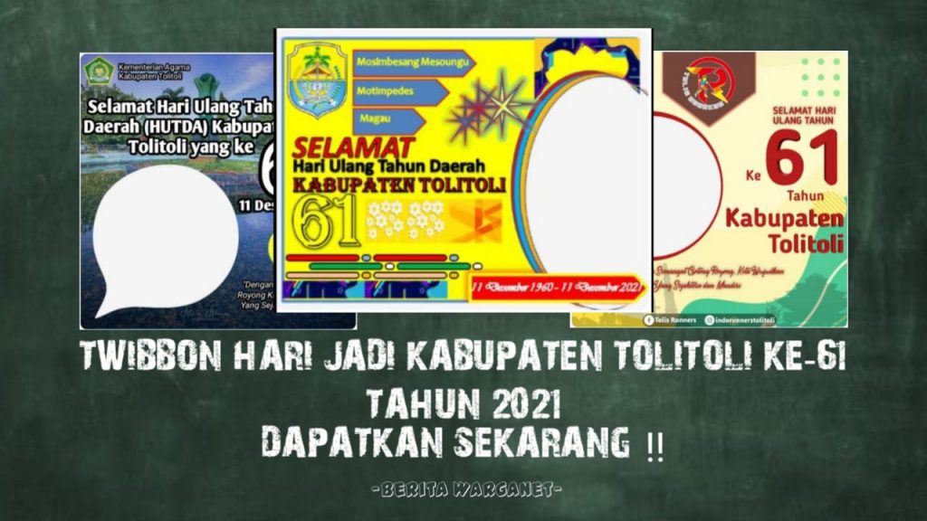 Twibbon Hari Jadi Kabupaten Tolitoli