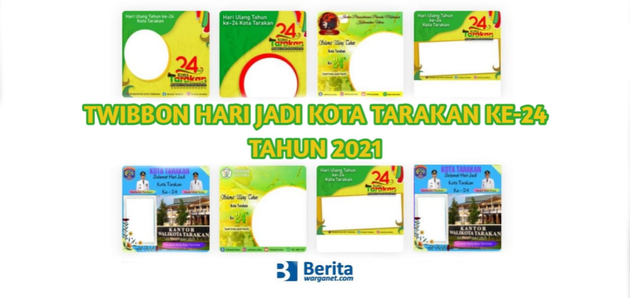 Twibbon Hari Jadi Kota Tarakan ke-24 Tahun 2021