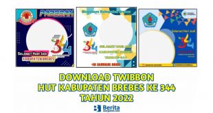 Download Twibbon HUT Kabupaten Brebes Ke 344 Tahun 2022