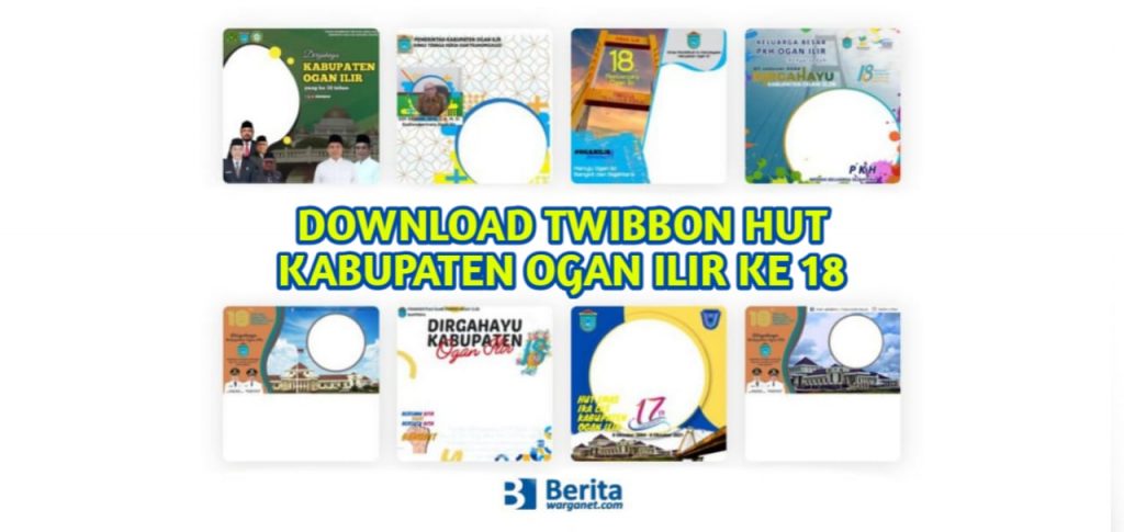 Download Twibbon HUT Kabupaten Ogan Ilir Ke 18