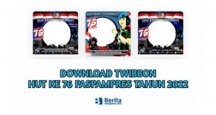 Download Twibbon HUT Ke 76 Paspampres
