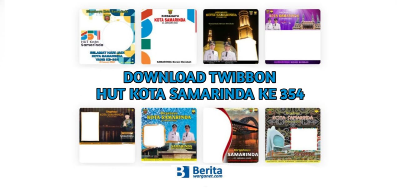 Download Twibbon HUT Kota Samarinda ke 354 Tahun 2022