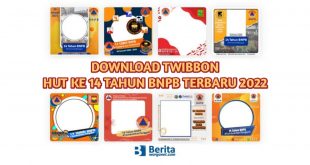 Download Twibbon HUT ke 14 Tahun BNPB