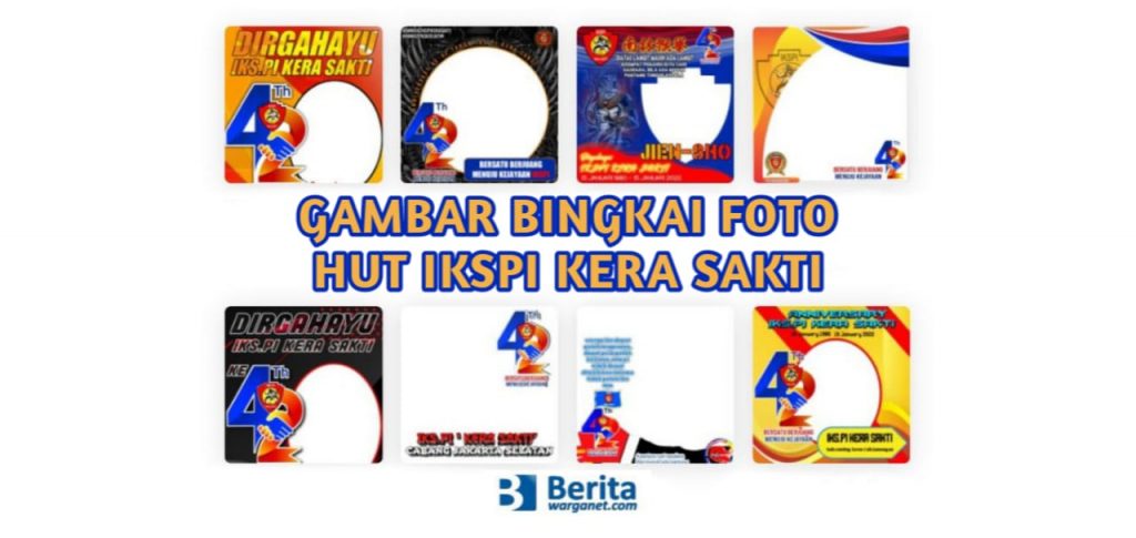 Gambar Bingkai Foto HUT IKSPI Kera Sakti