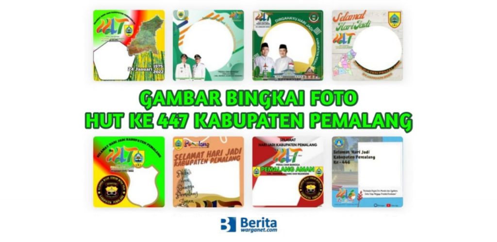 Gambar Bingkai Foto HUT ke 447 Kabupaten Pemalang