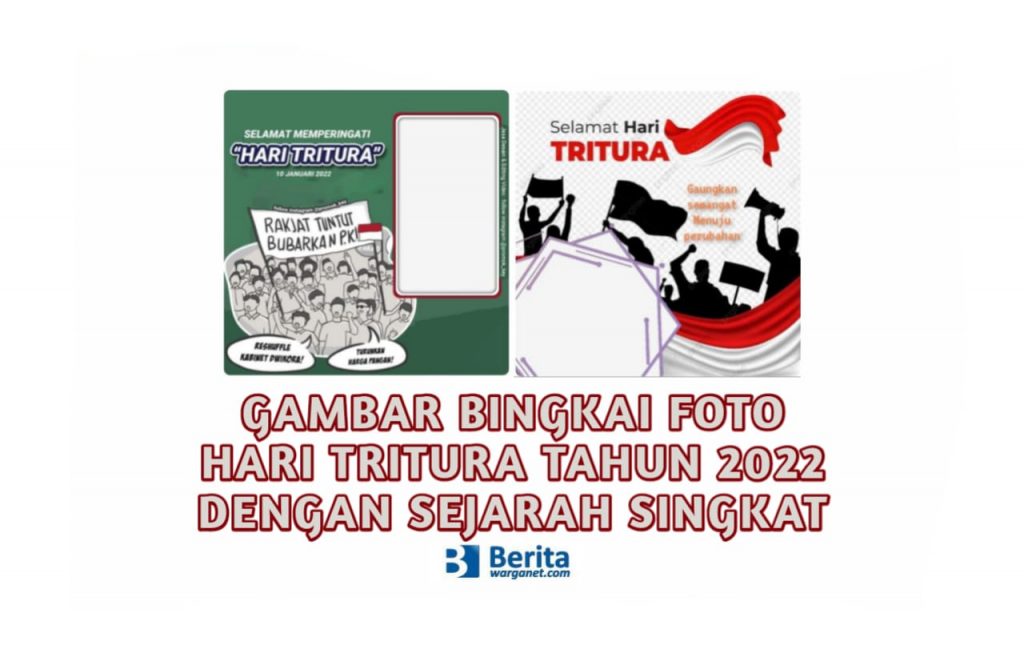 Gambar Bingkai Foto Hari Tritura Tahun 2022
