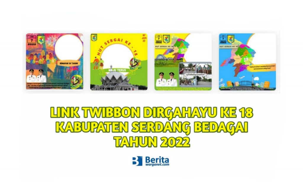 Link Twibbon Dirgahayu Ke 18 Serdang Bedagai Tahun 2022