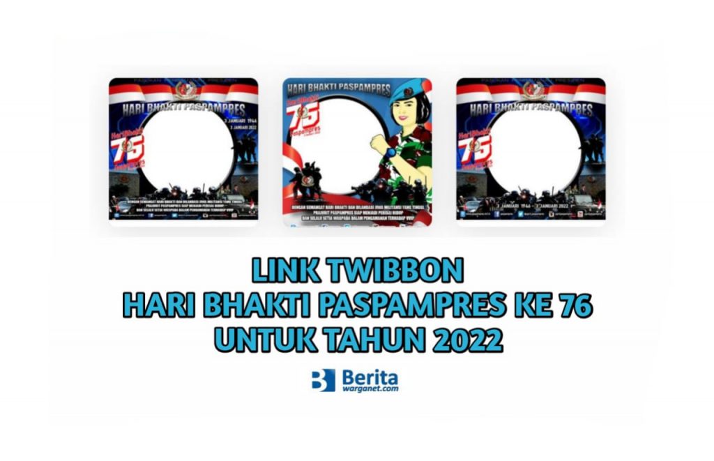 Link Twibbon Hari Bhakti Paspampres Ke 76