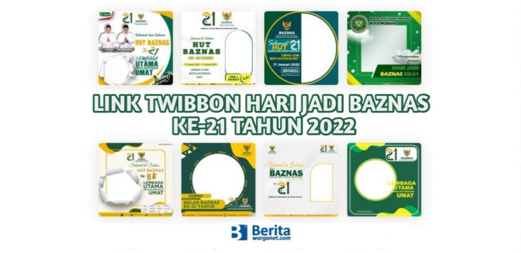 Link Twibbon Hari Jadi Baznas ke-21 Tahun 2021