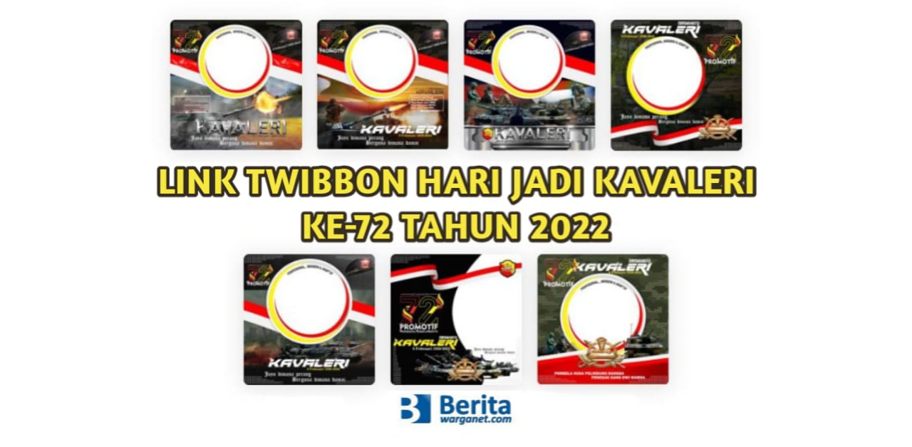 Link Twibbon Hari Jadi Kavaleri ke-72