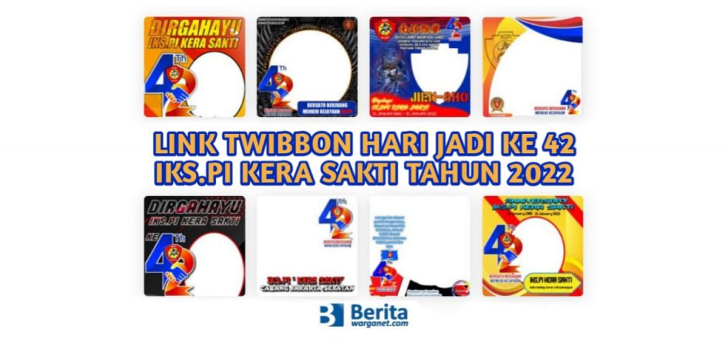 Link Twibbon Hari Jadi Ke 42 IKS.PI Kera Sakti