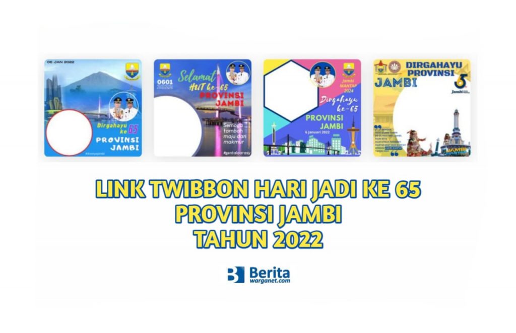 Link Twibbon Hari Jadi Ke 65 Provinsi Jambi Tahun 2022