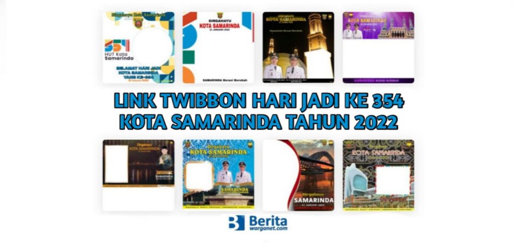 Link Twibbon Hari Jadi ke 354 Kota Samarinda