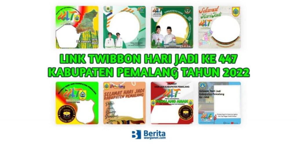 Link Twibbon Hari Jadi ke 447 Kabupaten Pemalang