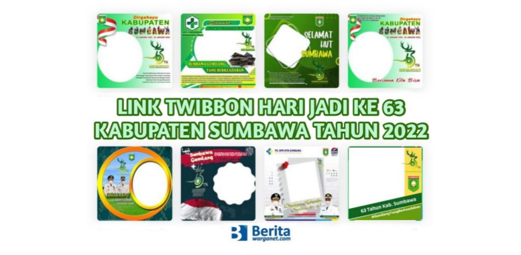 Link Twibbon Hari Jadi ke 63 Kabupaten Sumbawa