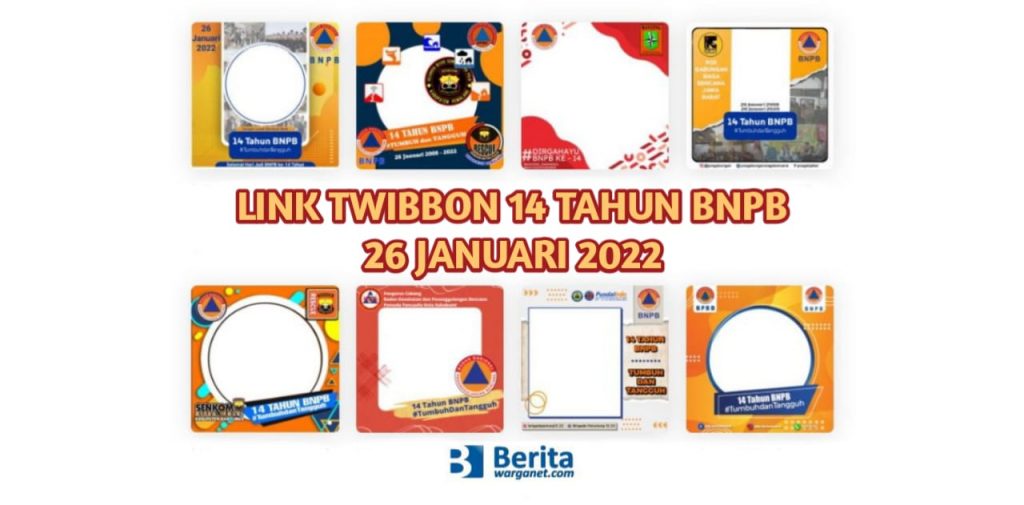 Twibbon 14 Tahun BNPB