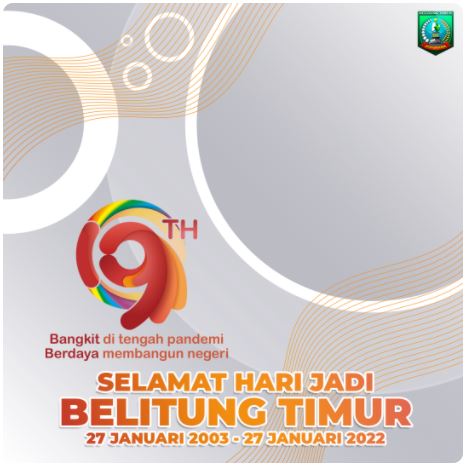 Twibbon Hari Jadi Belitung Timur 2022 Pilihan 1