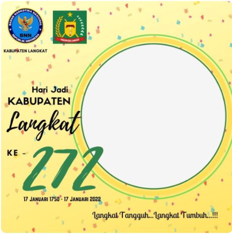 Twibbon Hari Jadi Kabupaten Langkat Ke 272 Pilihan 3
