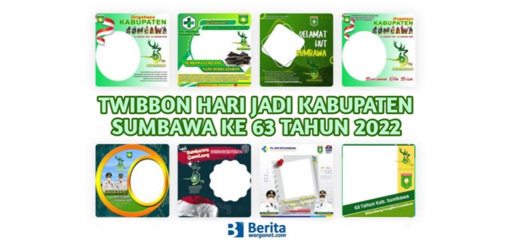 Twibbon Hari Jadi Kabupaten Sumbawa ke 63