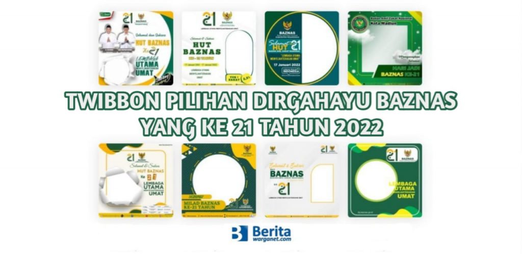 Twibbon Pilihan Dirgahayu Baznas yang ke 21