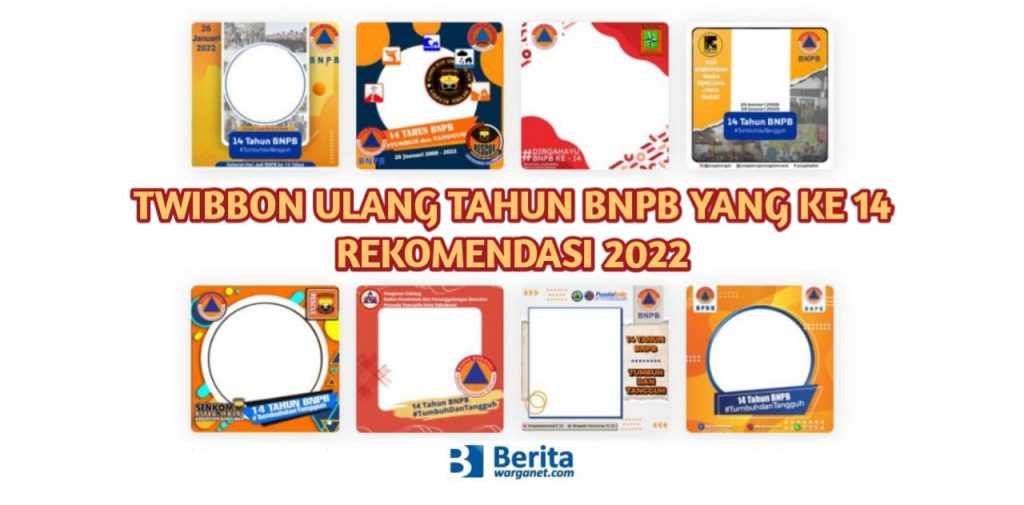 Twibbon Ulang Tahun BNPB yang ke 14