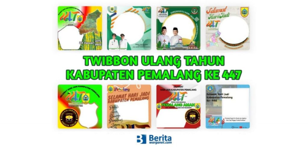 Twibbon Ulang Tahun Kabupaten Pemalang ke 447