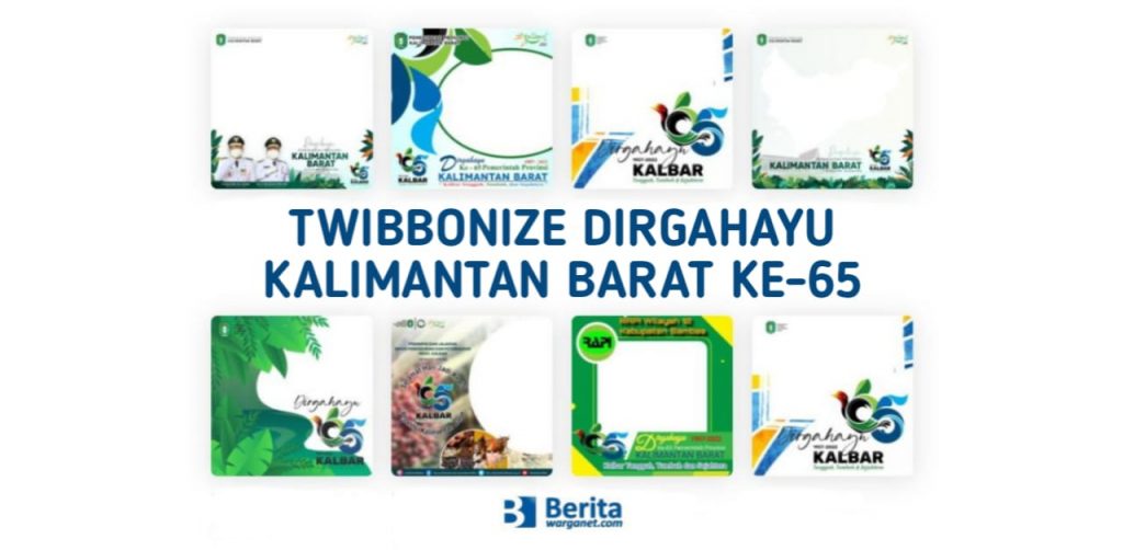 Twibbonize Dirgahayu Kalimantan Barat ke-65