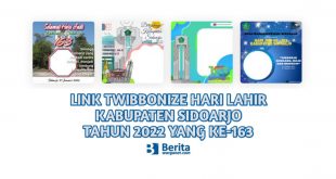 Twibbonize Hari Lahir Kabupaten Sidoarjo Tahun 2022