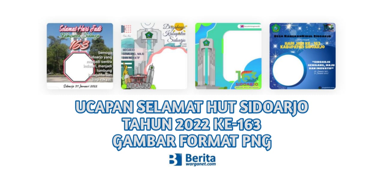 Ucapan Selamat HUT Sidoarjo Tahun 2022