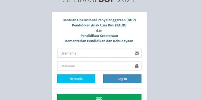 aplikasi manajemen BOP 2021