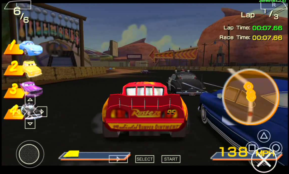 Cars PPSSPP ISO Download