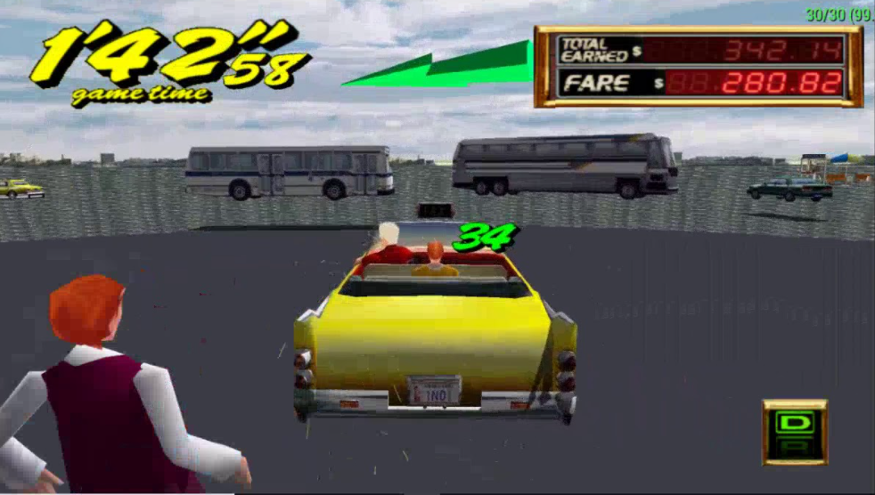 Crazy Taxi Fare Wars PPSSPP