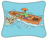 tokoh dan sifat tokoh Nelayan dan Ikan Mas