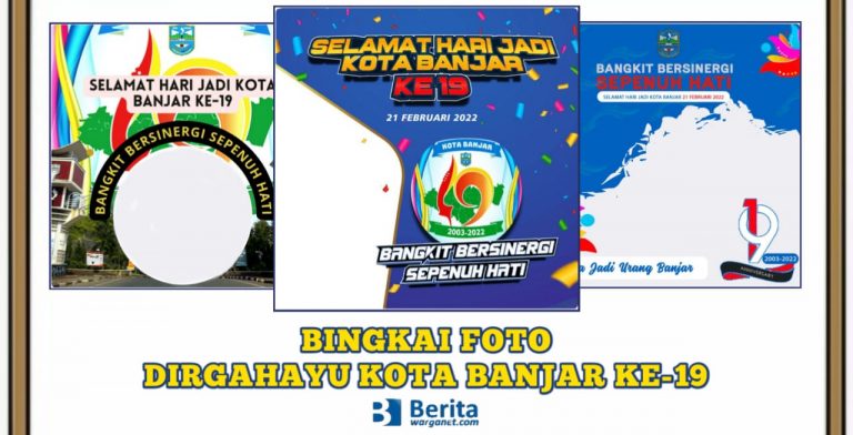 Bingkai Foto Dirgahayu Kota Banjar ke-19