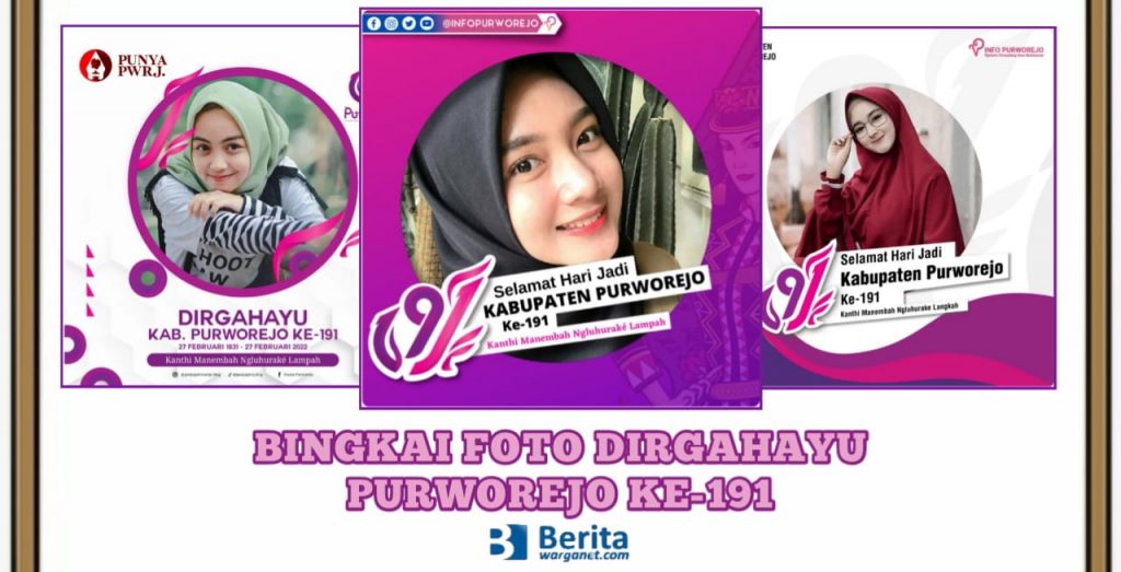 Bingkai Foto Dirgahayu Purworejo ke-191