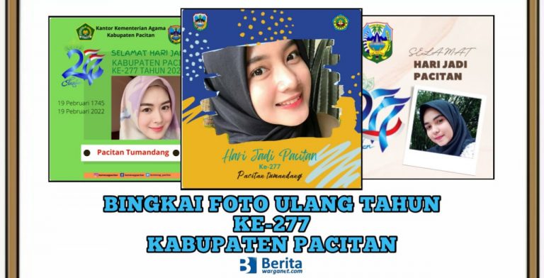 Bingkai Foto Ulang Tahun ke-277 Kabupaten Pacitan