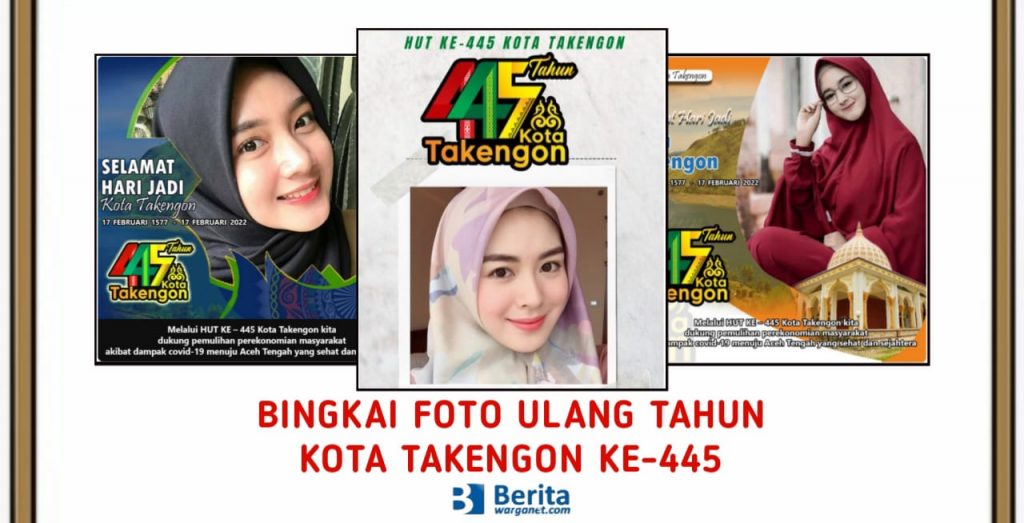 Bingkai Foto Ulang Tahun ke-445 Kota Takengon