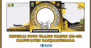Bingkai Foto Ulang Tahun ke-451 Kabupaten Banjarnegara