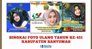 Bingkai Foto Ulang Tahun ke-451 Kabupaten Banyumas