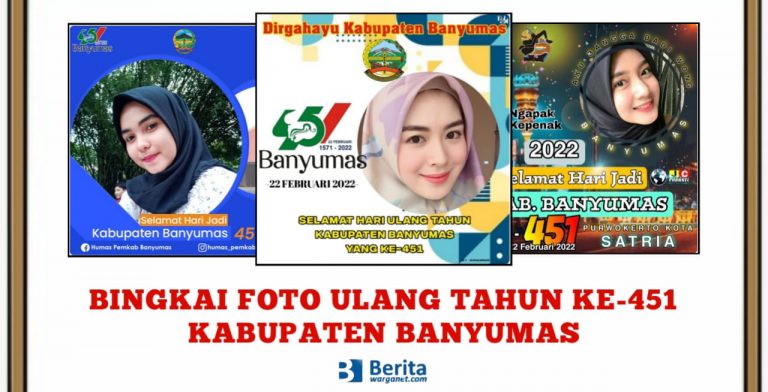 Bingkai Foto Ulang Tahun ke-451 Kabupaten Banyumas