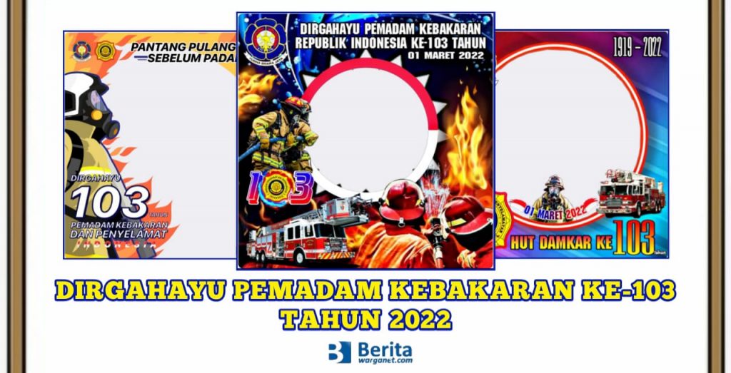 Gambar Ucapan Dirgahayu Pemadam Kebakaran ke-103