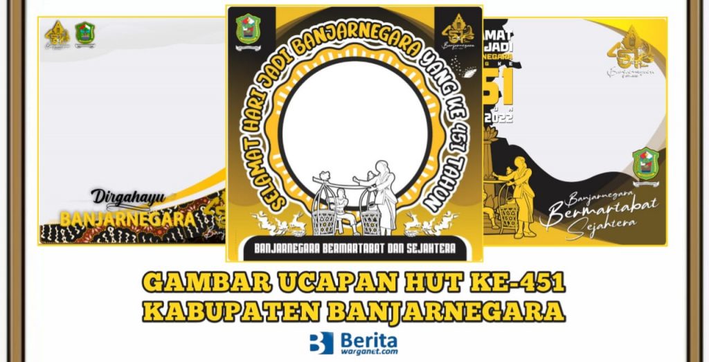 Gambar Ucapan HUT ke-451 Banjarnegara